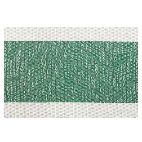 Green_Dining_Table_Placemat_Set_Pvc_Material_NonSlip_Washable_And_Heat_Resistant_Table_Runner_180Cm_X_30Cm