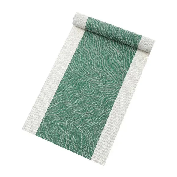 Green_Dining_Table_Placemat_Set_Pvc_Material_NonSlip_Washable_And_Heat_Resistant_Table_Runner_180Cm_X_30Cm