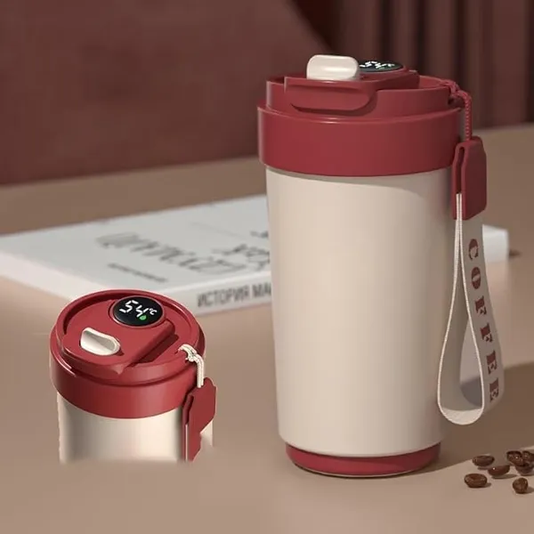 Beige_With_Display_Smart_Insulated_Coffee_Travel_Mug_With_Touch_Screen_Digital_Temperature_Display_Travel_Flasks_420_Ml_316_Stainless_Steel_Reusable__Leak_Proof_Thermal_Mug