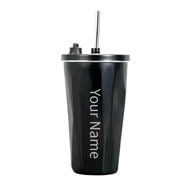 Black_600Ml_Tumbler_With_Lid_And_Retractable_Straw_Stainless_Steel_Water_Tumbler_Sipper_Insulated_Hot_And_Cold_With_Leak_Proof_Cup_Coffee_Mug_Cupholder_For_Gym_Office_Travelling