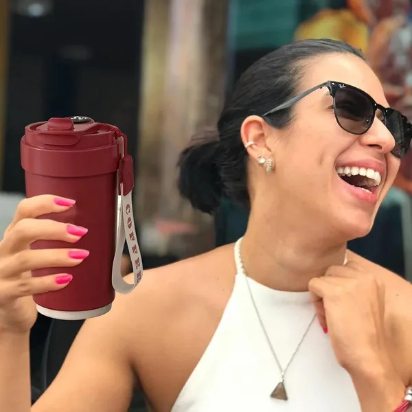 Red__With_DisplaySmart_Insulated_Coffee_Travel_Mug_With_Touch_Screen_Digital_Temperature_Display_Travel_Flasks_420_Ml_316_Stainless_Steel_Reusable__Leak_Proof_Thermal_Mug