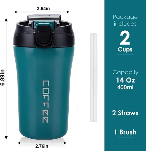 BlackGreen_Travel_Coffee_Mug_2_Pack_Vacuum_Insulated_Coffee_Mug_With_Leakproof_Lids_And_Straws_14_Oz400_Ml_Double_Wall_Travel_Tumbler_Cups_For_Hot_&_Cold_Car_Thermos_Gift_For_Men_And_Women