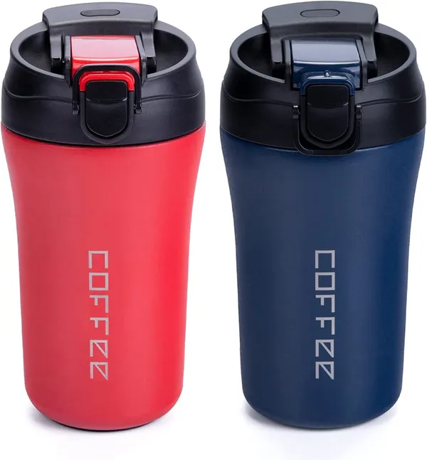 RedBlue_Travel_Coffee_Mug_2_Pack_Vacuum_Insulated_Coffee_Mug_With_Leakproof_Lids_And_Straws_14_Oz400_Ml_Double_Wall_Travel_Tumbler_Cups_For_Hot_&_Cold_Car_Thermos_Gift_For_Men_And_Women