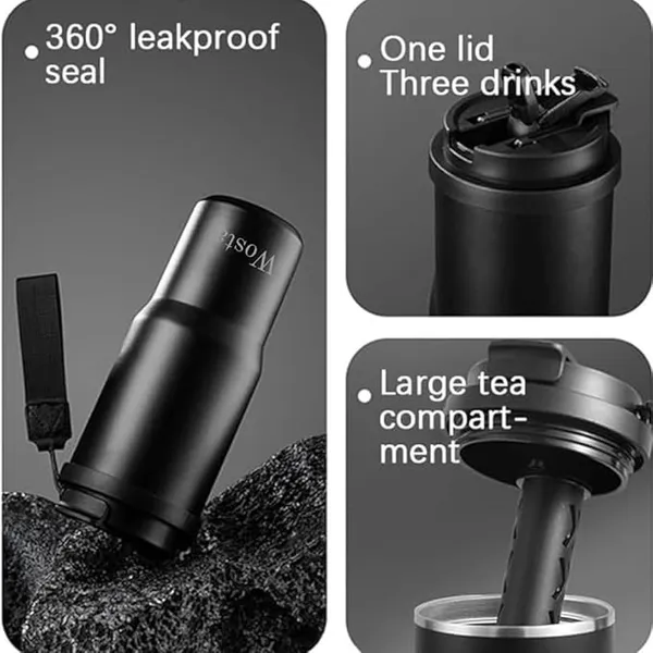 Wosta_750_ml_Stainless_Steel_Insulated_Tumbler_–_Dual-Lid_(Flip-Sip_+_Straw),_Tea/Fruit_Strainer,_Leak-Proof_Screw-On_Lid,_Silicone_Straw_&_Hanging_Belt._(Black)