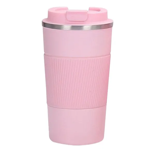 Pink_510ml_Insulated_Travel_Coffee_Mug_2.0_Double_Wall_Vacuum_Stainless_Steel_Fat-Bottomed_Coffee_Cup_Tumbler_with_Spill_Proof_Flip_Lid_for_Hot_and_Ice_Beverages