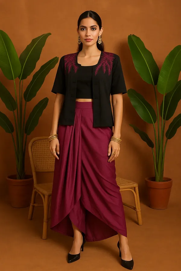 Three_Piece_Embroidered_Indo_Western_Set