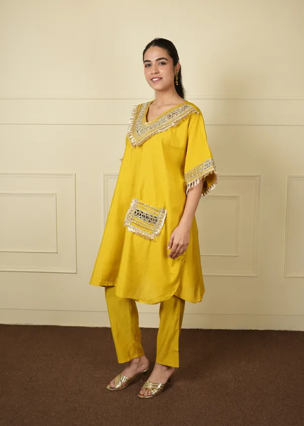 Haldi_Yellow_Trendy_Design_Co-Ord_Set_For_Women