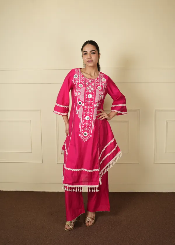 Dark_Pink_Trendy_Design_Co-Ord_Set_For_Women