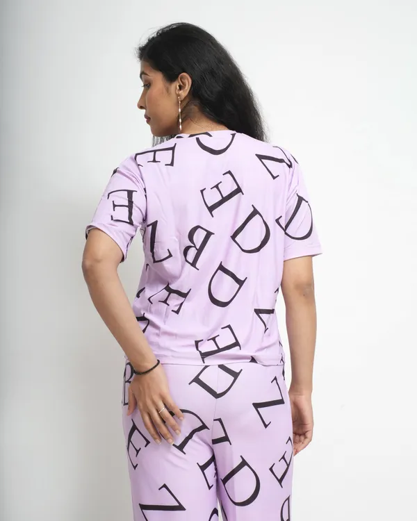Lavender_Trendy_Design_Co-Ord_Set_For_Women