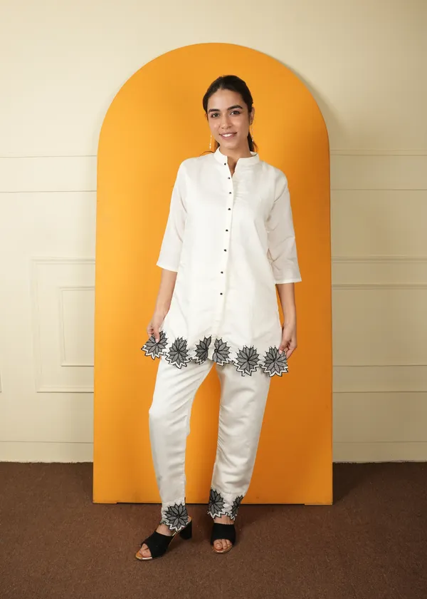 White_Trendy_Design_Co-Ord_Set_For_Women