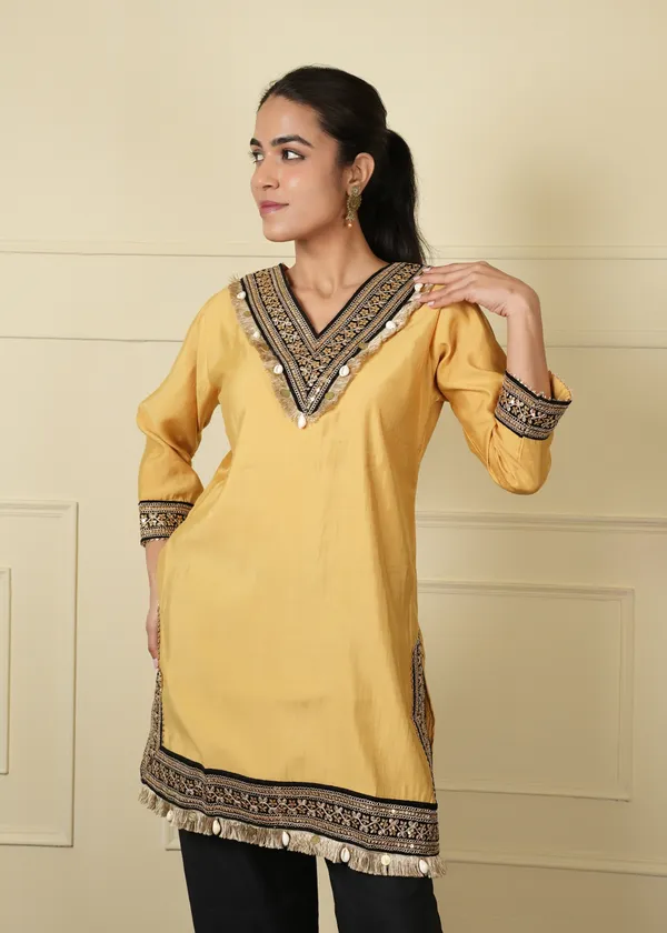 Beige_Golden_Trendy_Design_Co-Ord_Set_For_Women