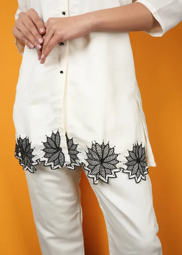 White_Trendy_Design_Co-Ord_Set_For_Women
