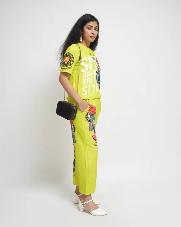 Neon_Green_Trendy_Design_Co-Ord_Set_For_Women