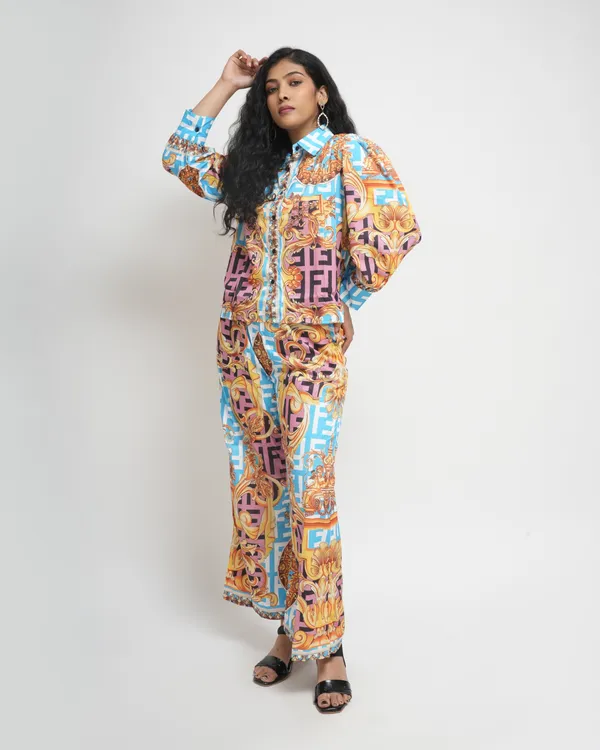 Multicolor_Trendy_Design_Co-Ord_Set_For_Women