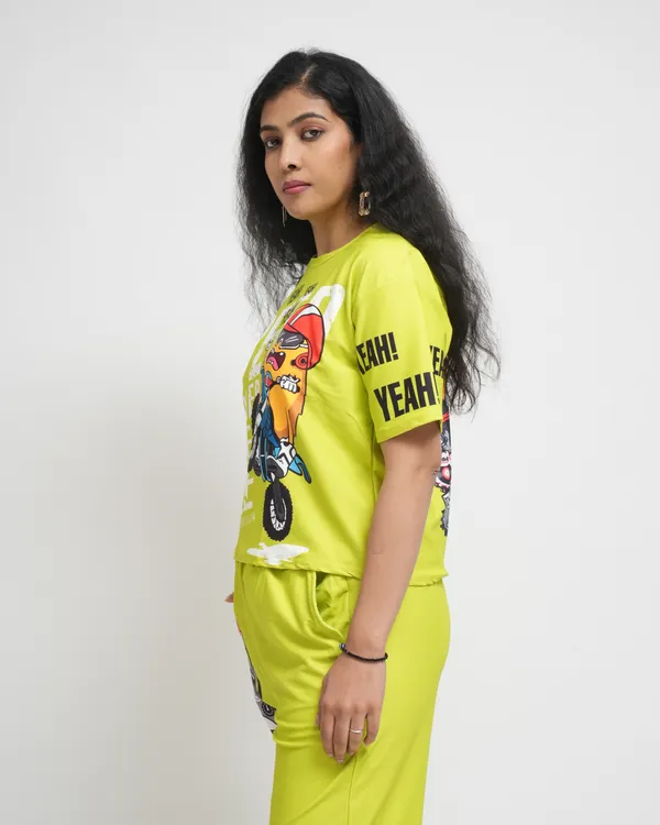 Neon_Green_Trendy_Design_Co-Ord_Set_For_Women