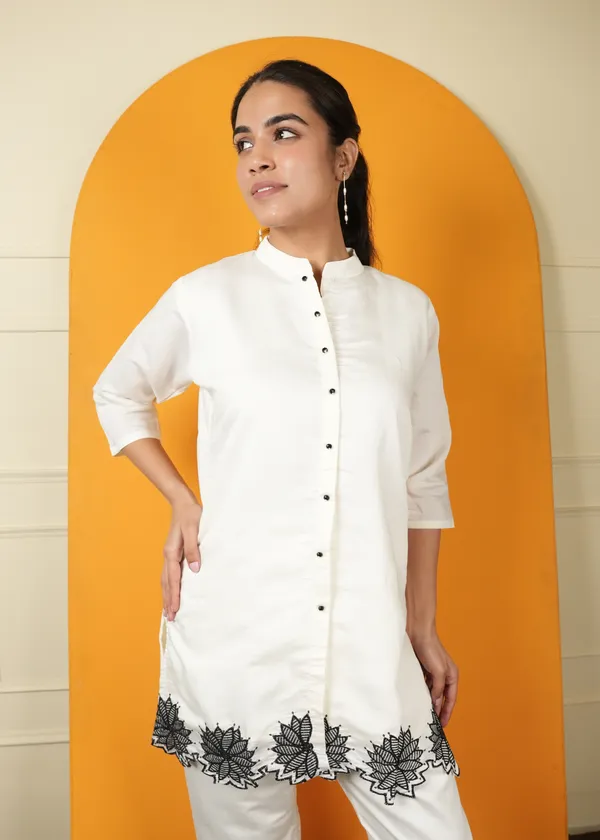 White_Trendy_Design_Co-Ord_Set_For_Women