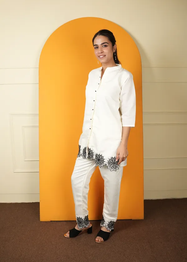 White_Trendy_Design_Co-Ord_Set_For_Women