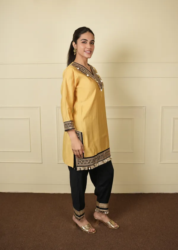 Beige_Golden_Trendy_Design_Co-Ord_Set_For_Women