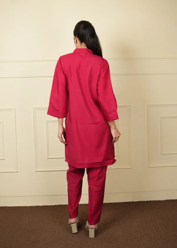 Maroon_Trendy_Design_Co-Ord_Set_For_Women