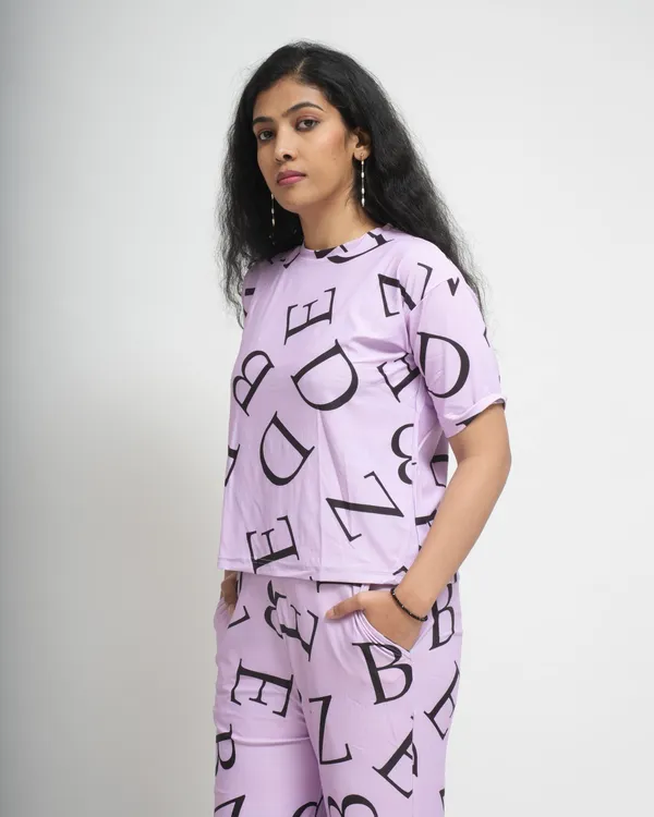 Lavender_Trendy_Design_Co-Ord_Set_For_Women