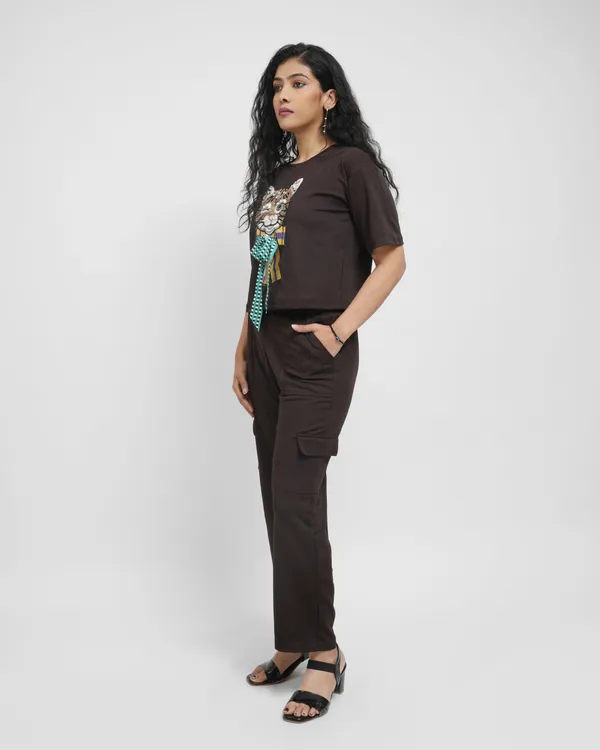 Brown_Trendy_Design_Daily_Wear_Co-Ord_Set_For_Women