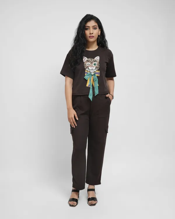 Brown_Trendy_Design_Daily_Wear_Co-Ord_Set_For_Women