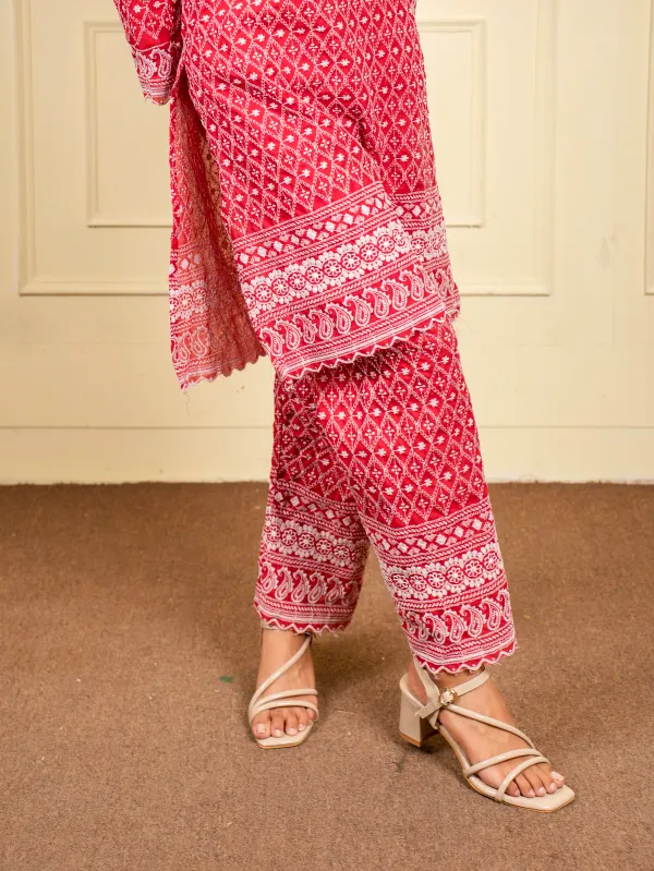 Red_Daily_Wear_Co-Ord_Set_For_Women