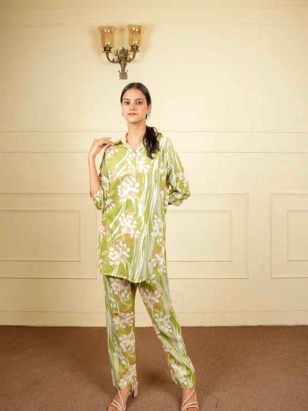 Green_Daily_Wear_Co-Ord_Set_For_Women