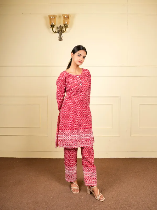 Red_Daily_Wear_Co-Ord_Set_For_Women