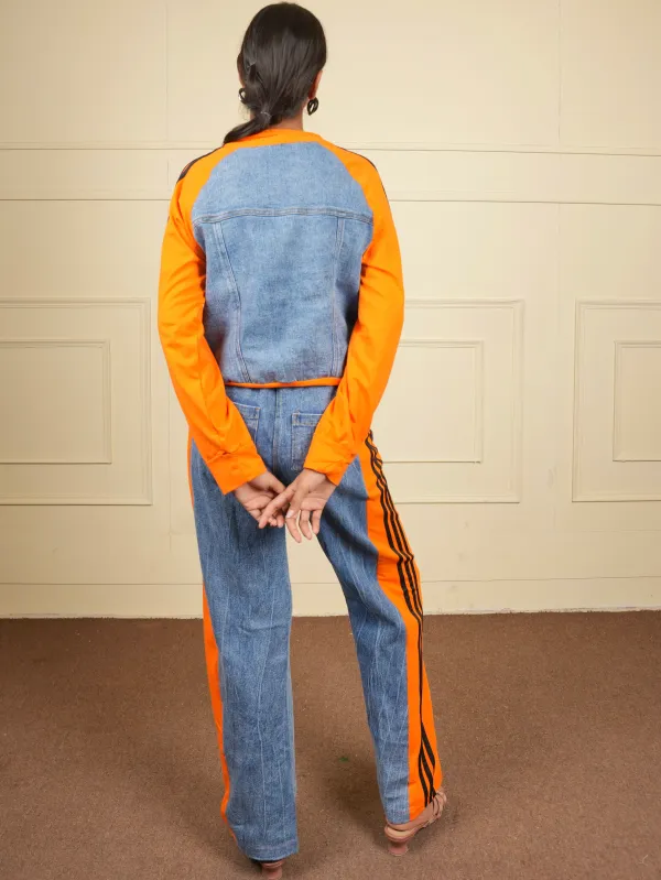 Orange_&_Blue_Denim_Co-Ord_Set_For_Women