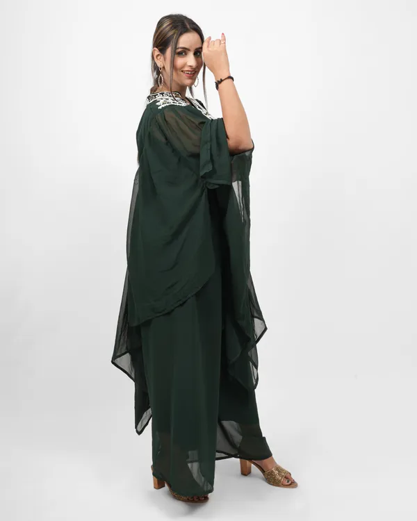 Dark_Green_Designer_Kaftan_Set_For_Women