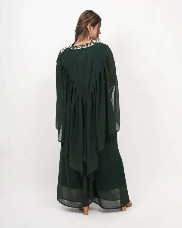 Dark_Green_Designer_Kaftan_Set_For_Women