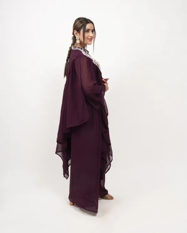 Wine_Designer_Kaftan_Set_For_Women