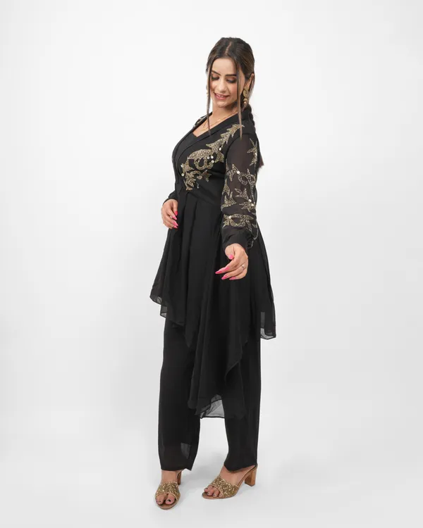 Black_Trendy_Design_Designer_Co-Ord_Set_For_Women