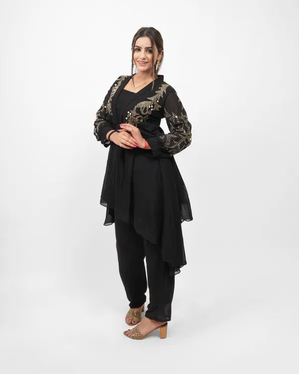 Black_Trendy_Design_Designer_Co-Ord_Set_For_Women