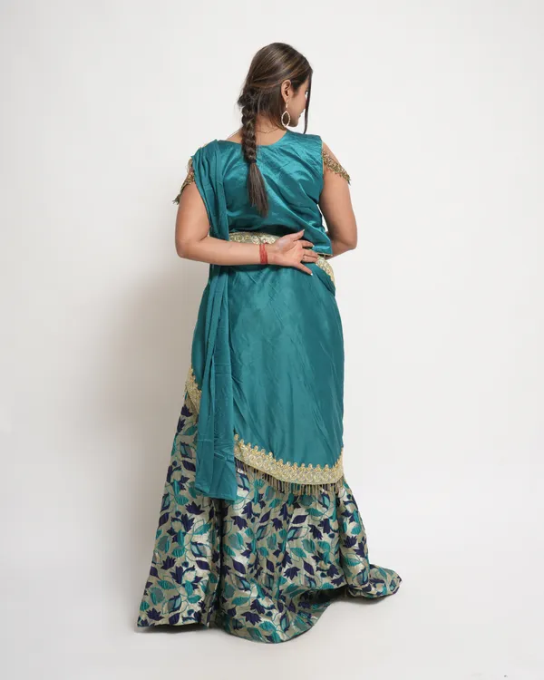 Blue_Designer_Lehenga_Set_For_Women