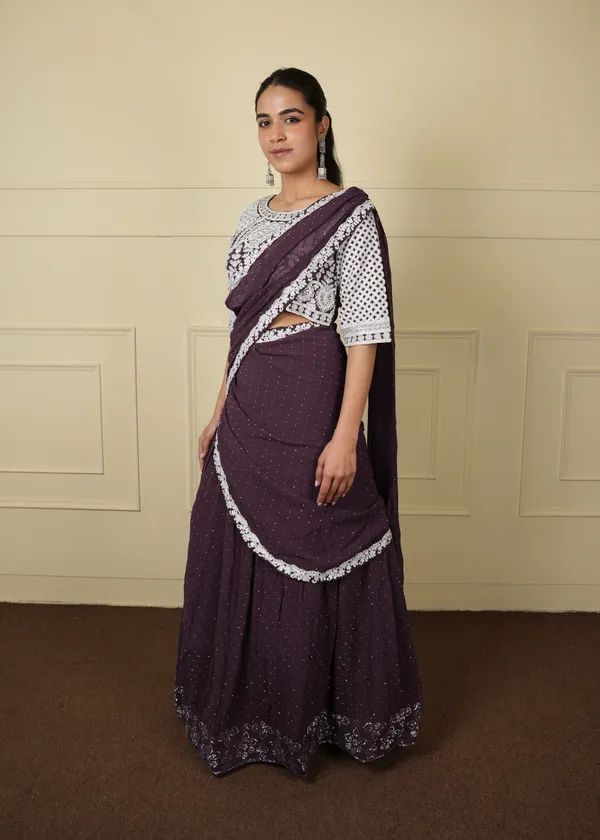 Purple_Designer_Lehenga_Set_For_Women