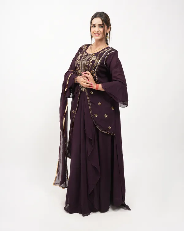 Brown_Designer_Skirt_Co-Ord_Set_Designer_Skirt_Co-Ord_Set_For_Women