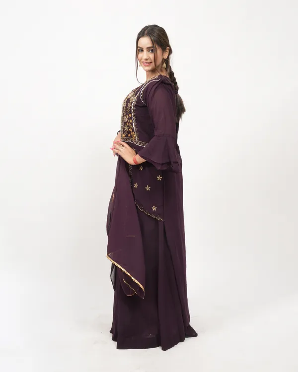 Brown_Designer_Skirt_Co-Ord_Set_Designer_Skirt_Co-Ord_Set_For_Women