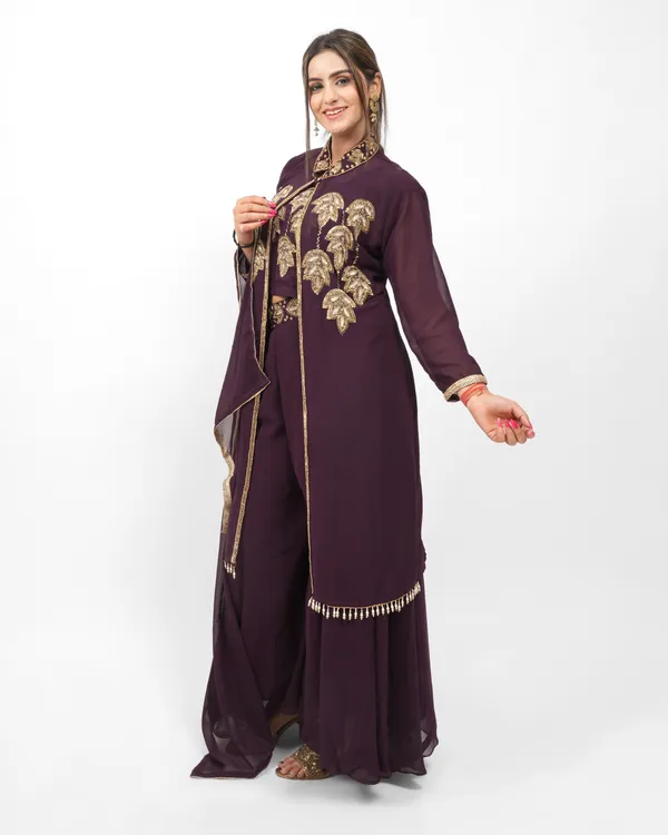 Purple_Trendy_Designer_Skirt_With_Kurti_and_Dupatta_For_Women