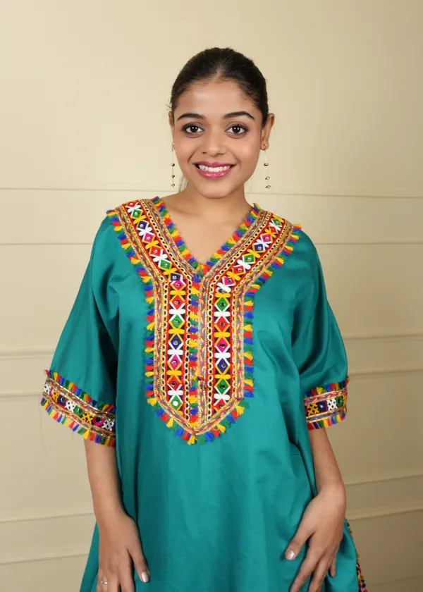 Rama_Green_Designer_Kaftan_Set_For_Women
