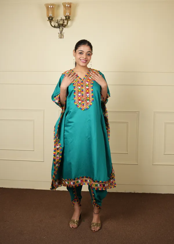 Rama_Green_Designer_Kaftan_Set_For_Women