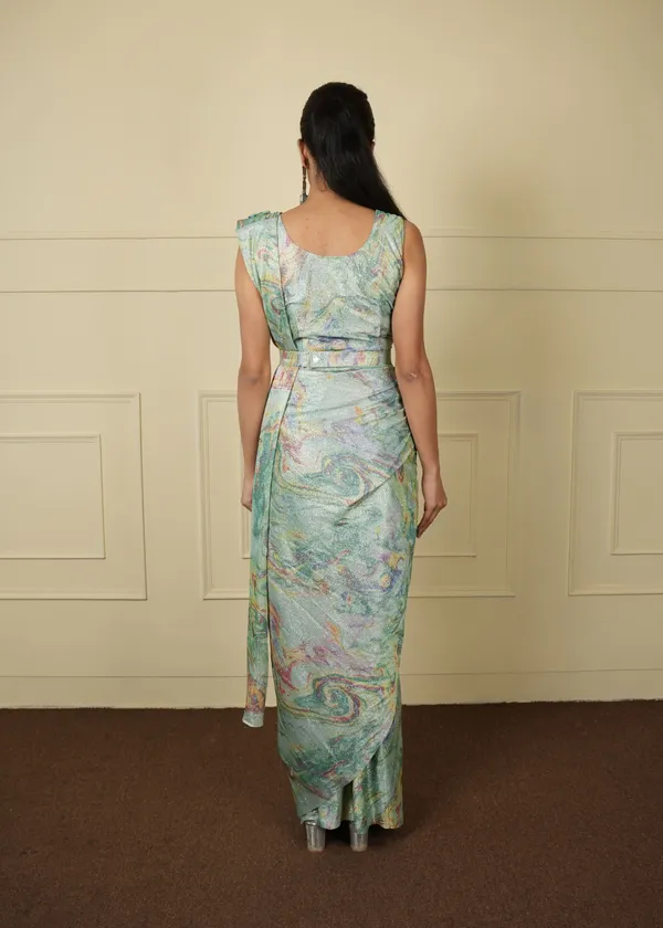 Multicolor_Designer_One_Minute_Saree_For_Women