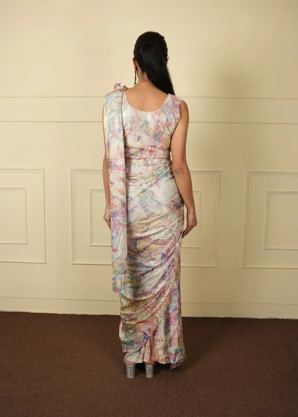 Multicolor_Designer_One_Minute_Saree_For_Women