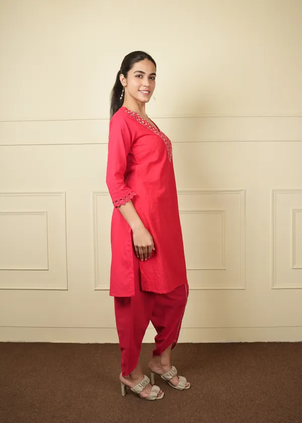 Rani_Trendy_Design_Dhoti_Kurti_Co-Ord_Set_For_Women