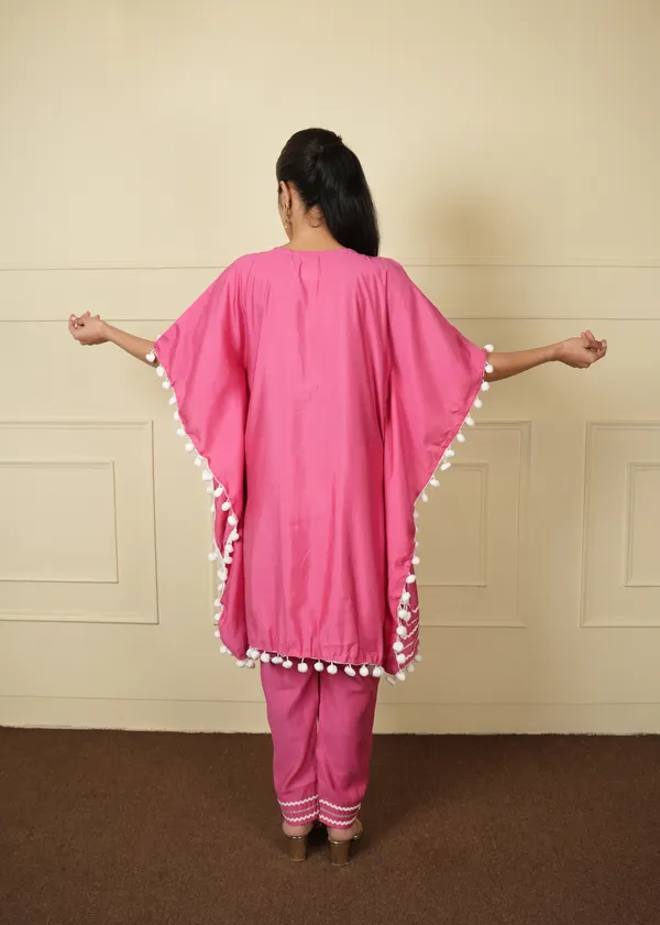 Pink_Trendy_Design_Kaftan_Co-Ord_Set_For_Women