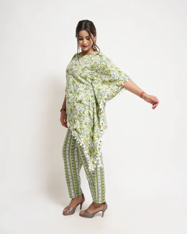 Green_Floral_Trendy_Design_Kaftan_Co-Ord_Set_For_Women