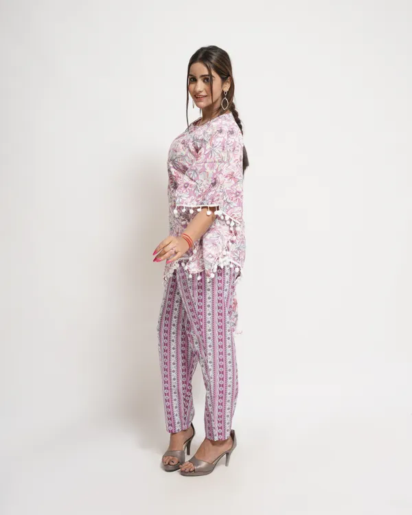 Purple_Floral_Trendy_Design_Kaftan_Co-Ord_Set_For_Women