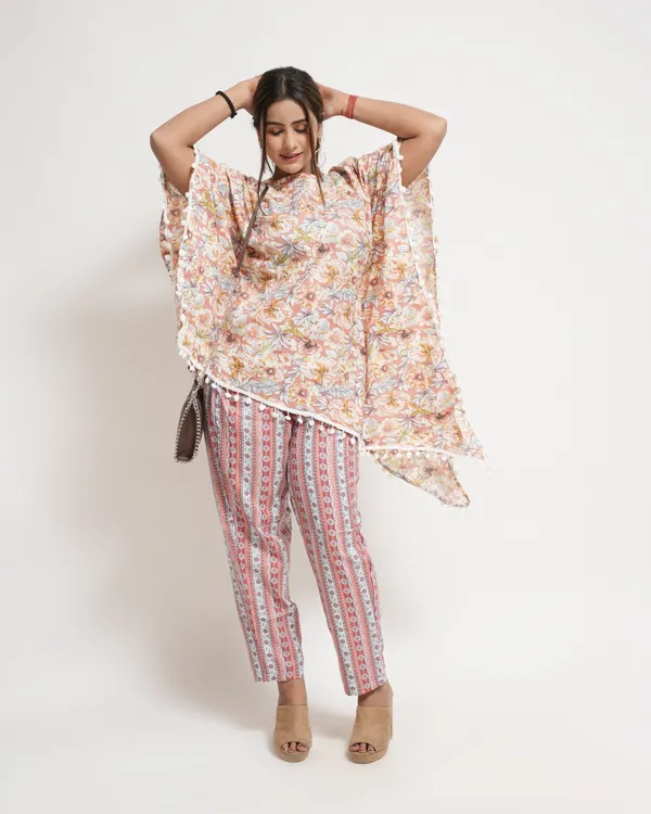 Pink_Floral_Trendy_Design_Kaftan_Co-Ord_Set_For_Women