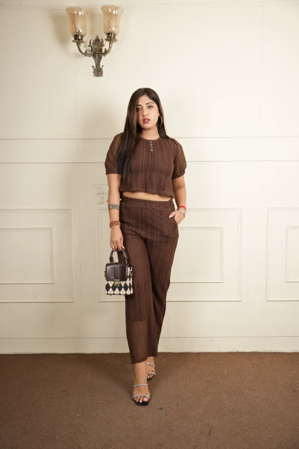 Rust_Brown_Korean_Co-Ord_Set_For_Women